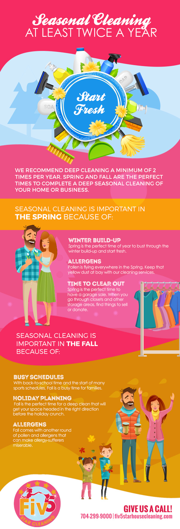  Start Fresh with Seasonal Cleaning At Least Twice a Year