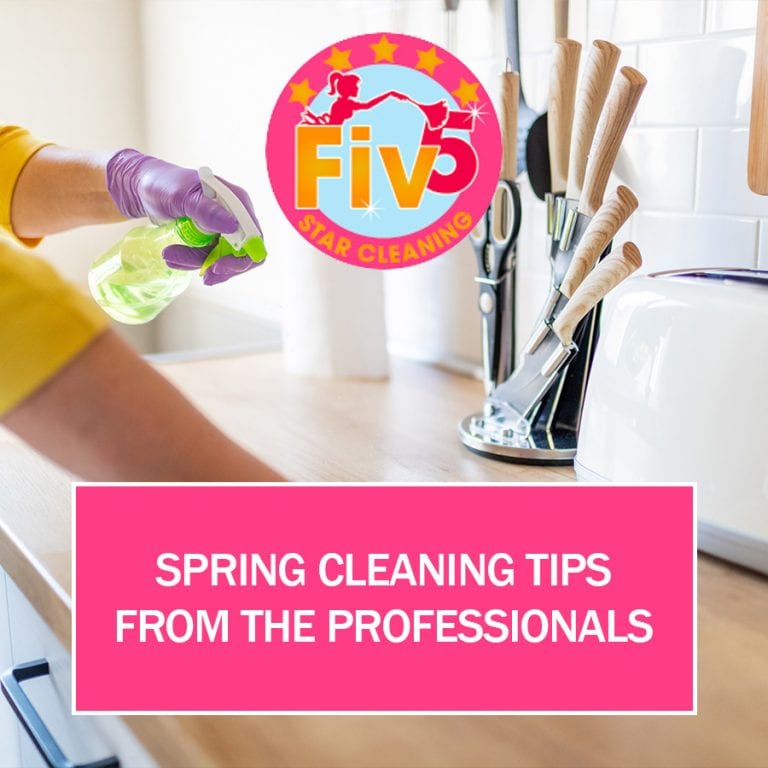 Spring Cleaning Tips from the Professionals [infographic] Fiv5 Star Cleaning